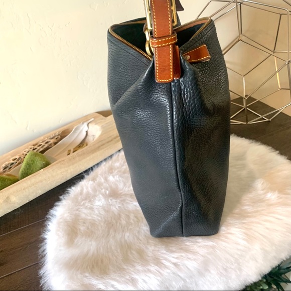 Vintage Dooney & Bourke pebbled leather hobo - Picture 5 of 8